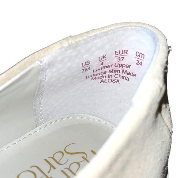 FRANCO SARTO | Beige Sand Suede Tassel Slip On Sneakers Loafers | 7 - Picture 8 of 12